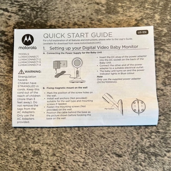 Motorola Lux64 Connect Baby Monitor - Picture 7 of 7